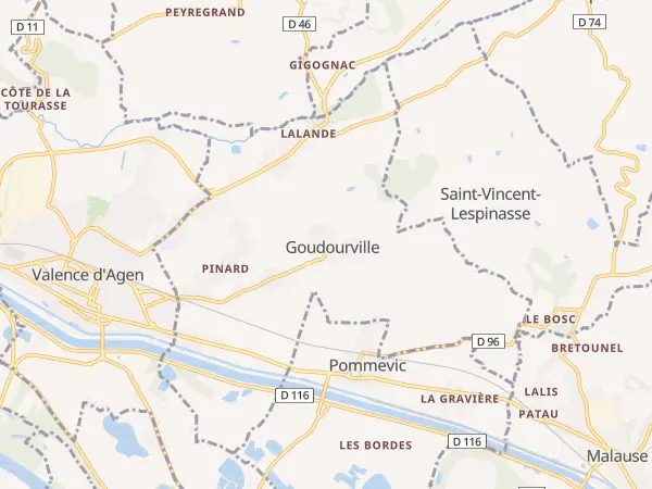 Plan de Goudourville