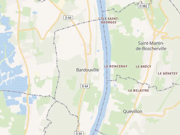 Plan de Bardouville