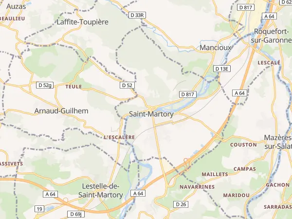 Plan de Saint-Martory