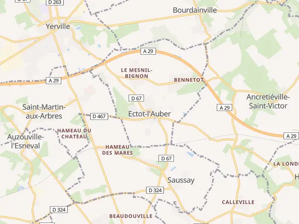 Plan de Ectot-l’Auber