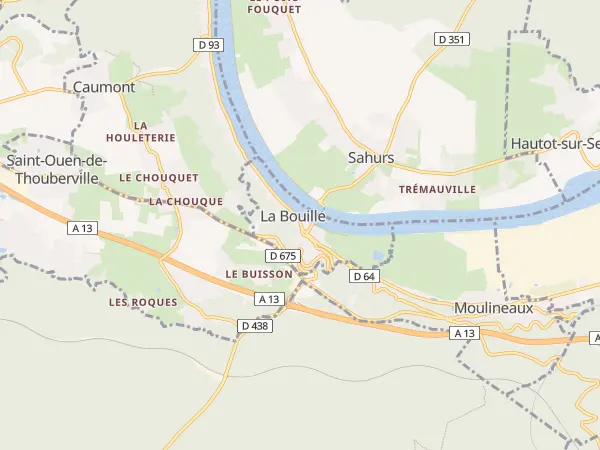 Plan de La Bouille