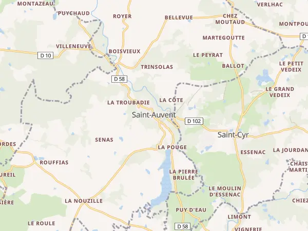 Plan de Saint-Auvent