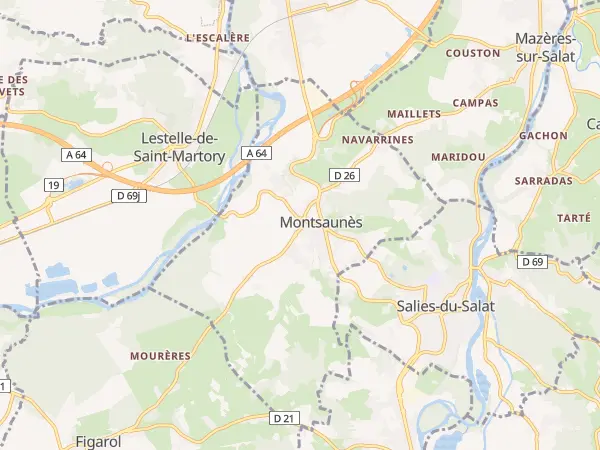 Plan de Montsaunès