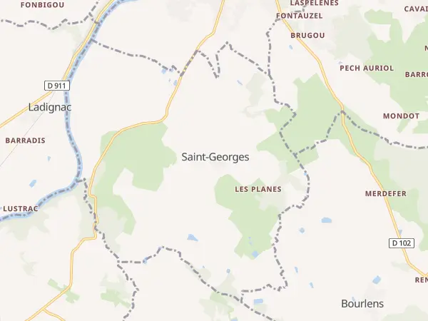 Plan de Saint-Georges