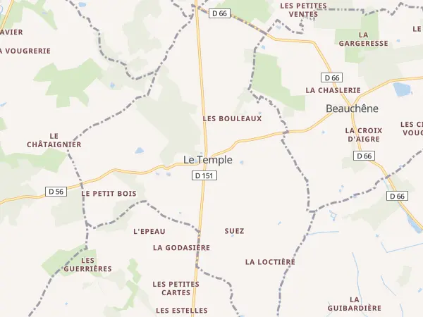 Plan du Temple