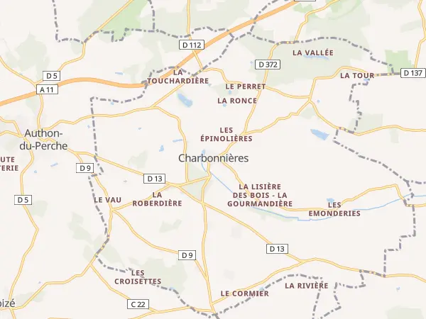 Plan de Charbonnières