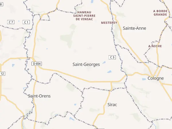 Plan de Saint-Georges