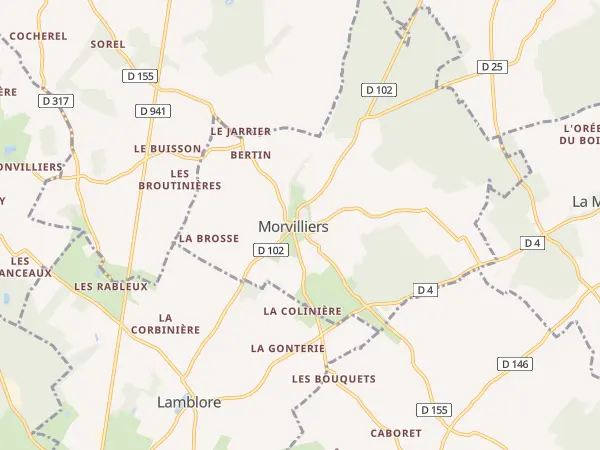 Plan de Morvilliers