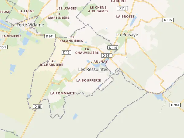 Plan des Ressuintes