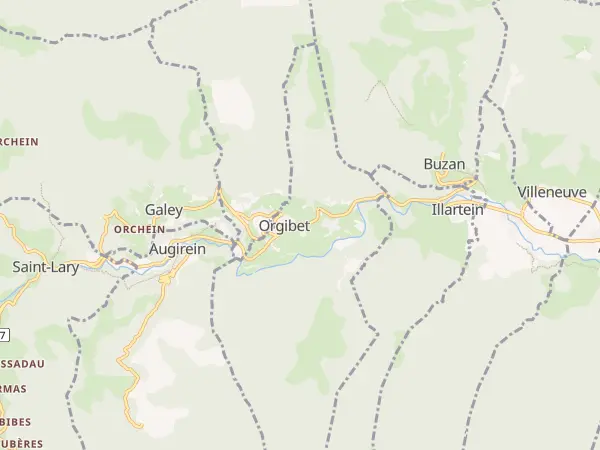 Plan de Orgibet