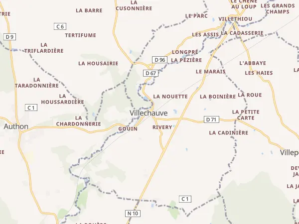 Plan de Villechauve