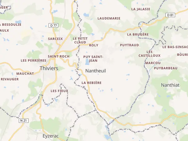 Plan de Nantheuil