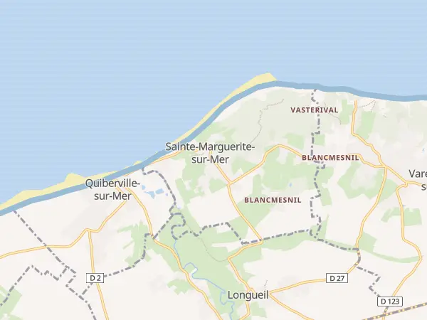 Plan de Sainte-Marguerite-sur-Mer