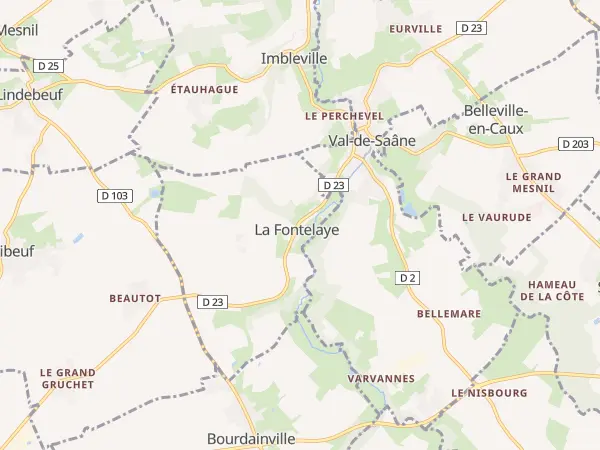 Plan de La Fontelaye