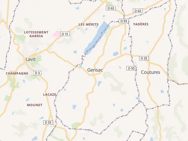Plan de Gensac