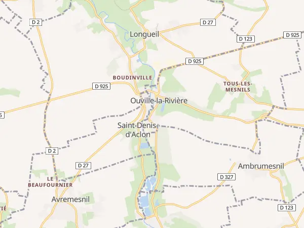 Plan de Ouville-la-Rivière