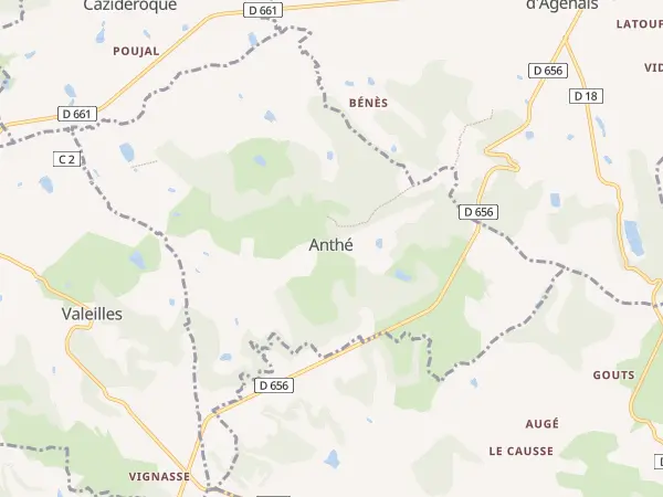 Plan de Anthé