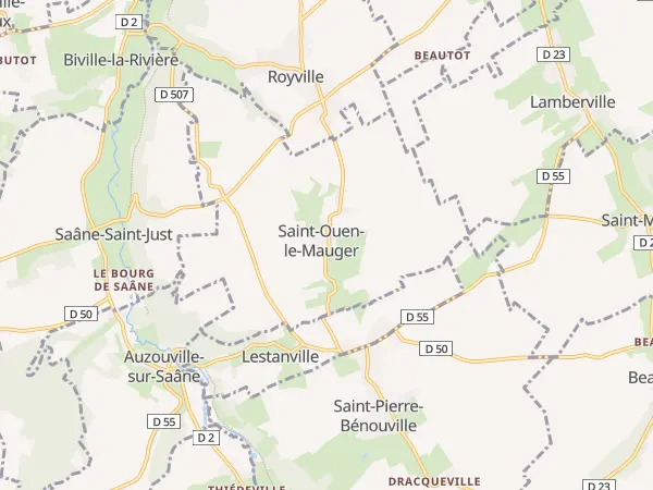 Plan de Saint-Ouen-le-Mauger