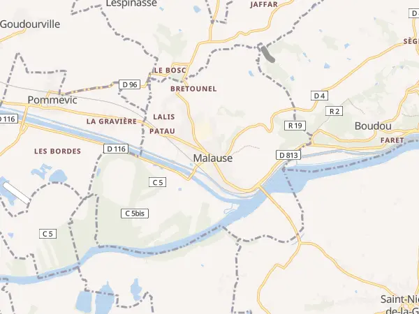 Plan de Malause