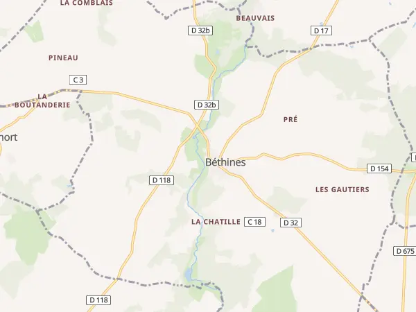 Plan de Béthines