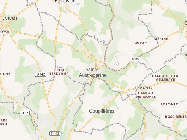 Plan de Sainte-Austreberthe
