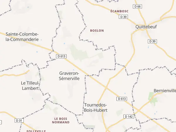 Plan de Graveron-Sémerville