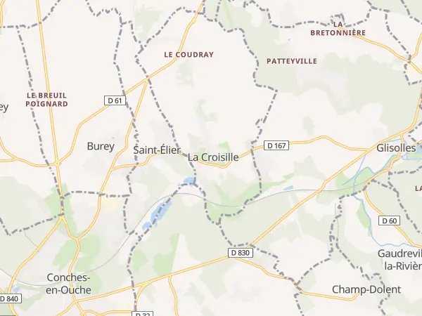Plan de La Croisille