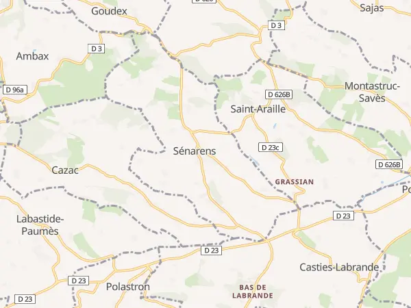 Plan de Sénarens