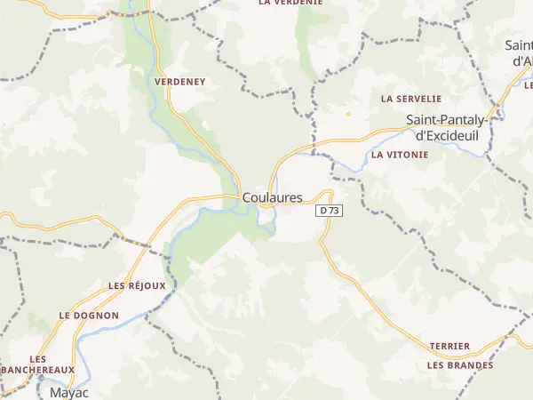 Plan de Coulaures