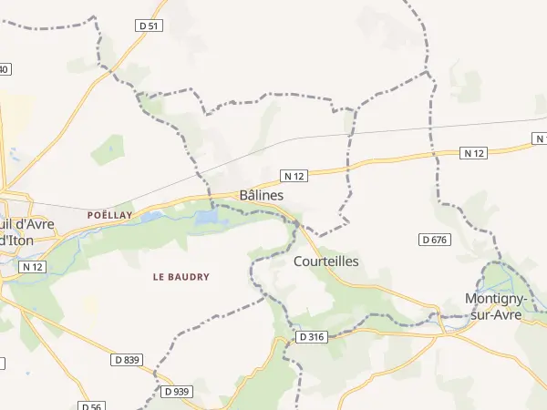 Plan de Bâlines