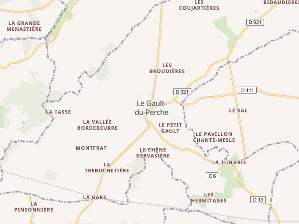 Plan du Gault-du-Perche