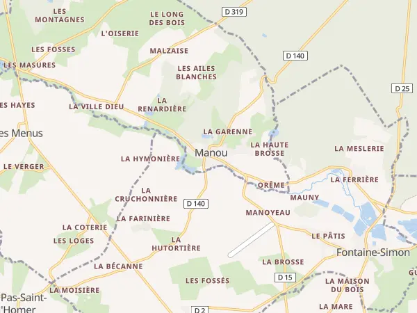 Plan de Manou