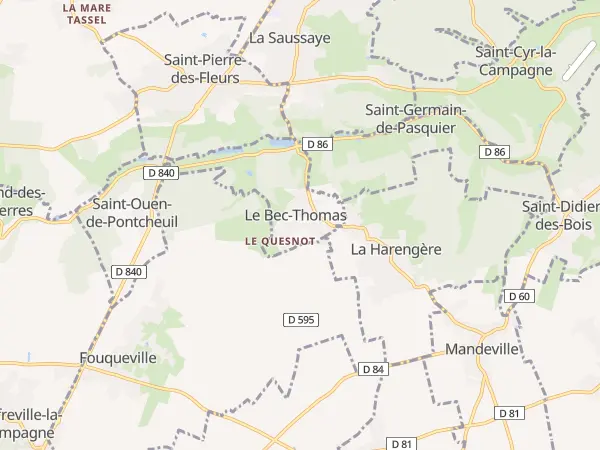 Plan du Bec-Thomas