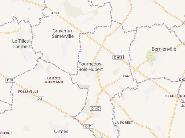 Plan de Tournedos-Bois-Hubert