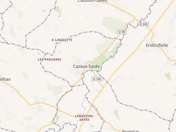 Plan de Cazaux-Savès