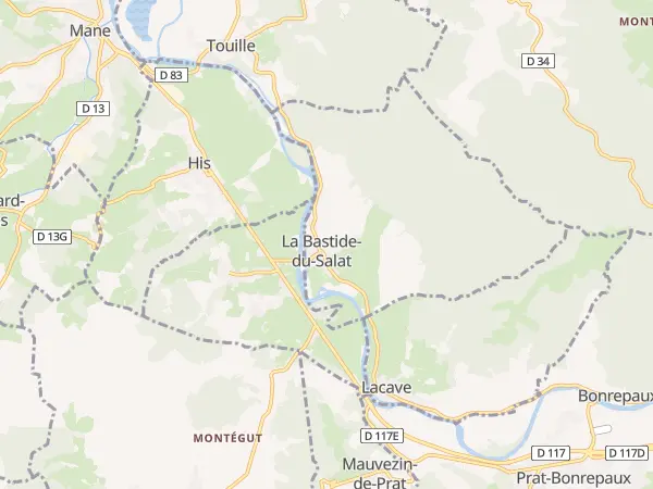Plan de La Bastide-du-Salat