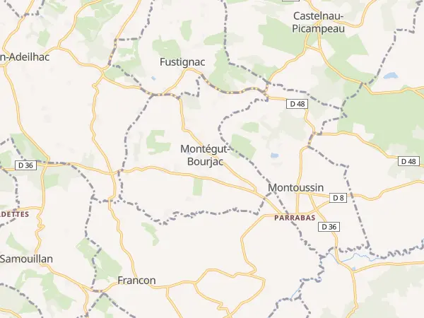 Plan de Montégut-Bourjac