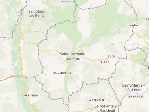 Plan de Saint-Germain-des-Prés