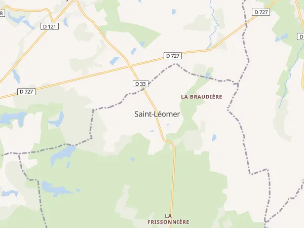 Plan de Saint-Léomer
