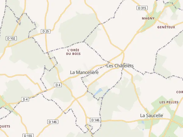 Plan de La Mancelière
