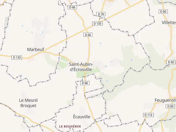 Plan de Saint-Aubin-d’Écrosville