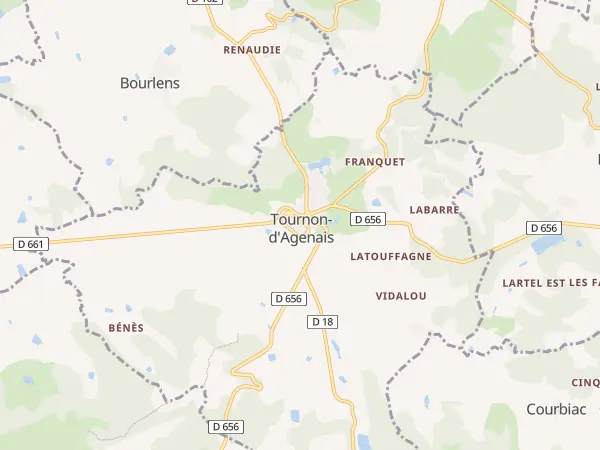 Plan de Tournon-d’Agenais