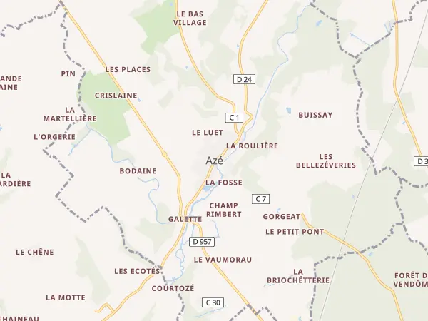 Plan de Azé