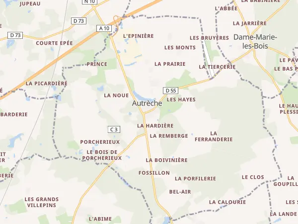 Plan de Autrèche