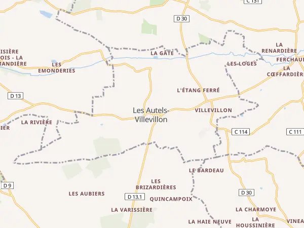 Plan des Autels-Villevillon