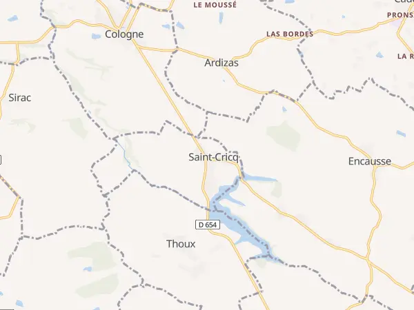 Plan de Saint-Cricq