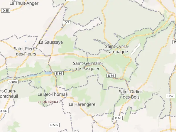 Plan de Saint-Germain-de-Pasquier