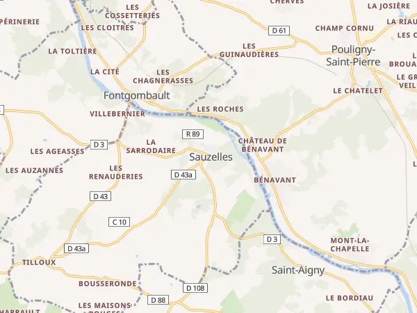 Plan de Sauzelles