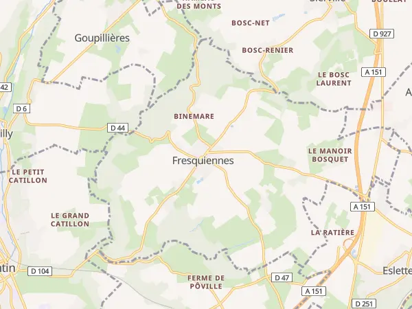 Plan de Fresquiennes