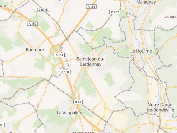 Plan de Saint-Jean-du-Cardonnay